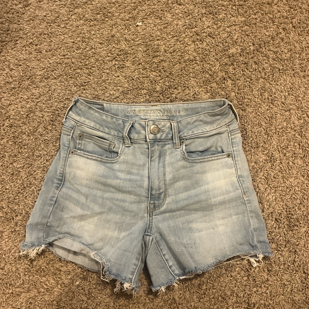 American Eagle Outfitters Light Blue Jean Shorts